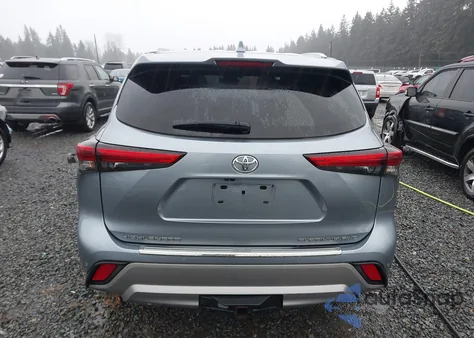 2021 Toyota Highlander Platinum from USA, damaged, VIN 5TDFZRBH5MS122721